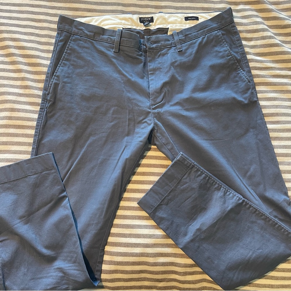 Men’s Skinny JCrew Blue Chino